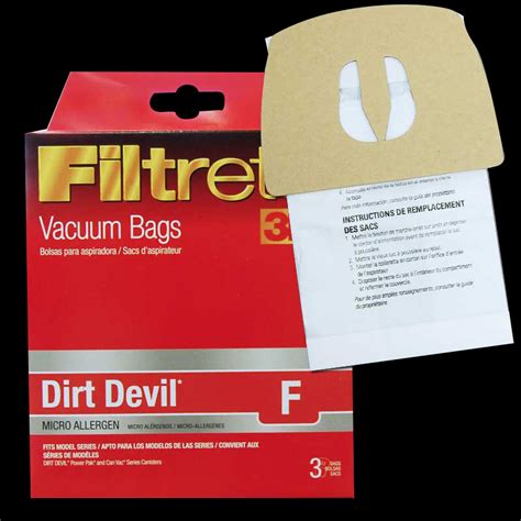 Buy Dirt Devil Type F Canister Paper Bags (6-Bags) online | Vacuum Specialists shop