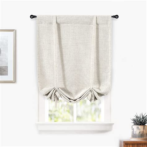 Driftaway Blackout Linen Textured Solid Basic Room Darkening Thermal