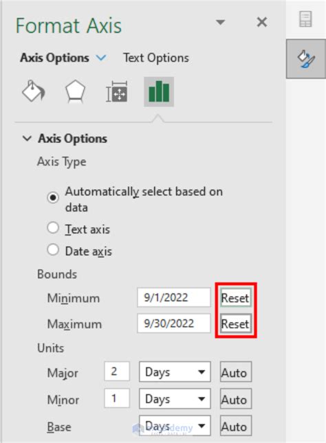 Excel Set Date Scale On Chart How To Change Date Range In Excel Chart