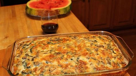 Spinach And Mushroom Egg Casserole Recipe