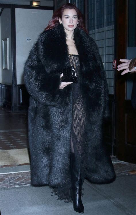 Dua Lipas Sheer Gucci Naked Dress And Chanel Slingback Pumps Turn Heads After Romain Gavras Split