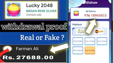 Lucky App Real Or Fake Lucky App Withdrawal Proof Lucky