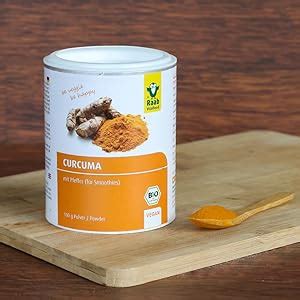 Raab Vitalfood Bio Curcuma Pulver Mit Curcumin Und Piperin Aus