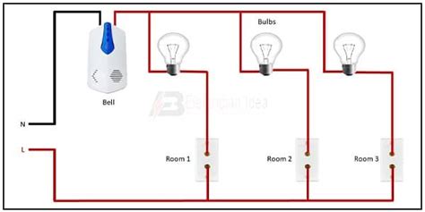 Electric Door Bell Wiring diagram | Doorbell, Electricity, Circuit diagram