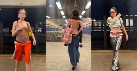 Lingerie à mostra e combinações excêntricas por que essa influenciadora fashion incomoda tanta