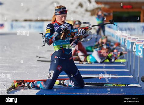 Lenzerheide Schweiz Januar Kirkeeide Maren Nor Beim Km