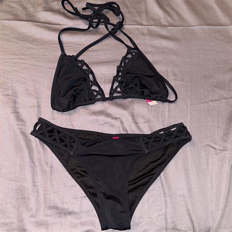 Vintage Vs Bikini Set Gently Worn Some Signs Of Depop