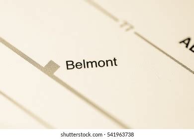 Belmont Station Boston Metro Map Stock Photo 541963738 | Shutterstock