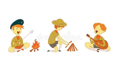 Scout Fire Stock Illustrations Scout Fire Stock Illustrations