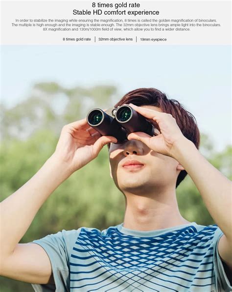 Xiaomi Beebest Portable X8 HD Binocular Telescope Black