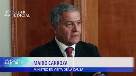 Ministro Mario Carroza Se Refiere A Resoluci N En Proceso De Mauricio