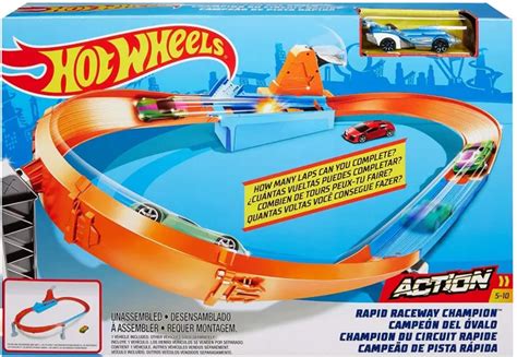 HOT WHEELS CIRCUIT RAPID CU LANSATOR SI MASINUTA EXCLUSIVA VVTMTGBF81 GJM75 Cel Ro