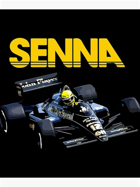 Ayrton Senna 97T John Player Livery Active Poster For Sale By