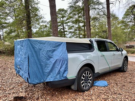 Tent Extension To Go With The Camper Top Mavericktruckclub 2022 Ford Maverick Pickup Forum