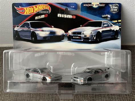 Hot Wheels Premium Car Culture 2 Pack Nismo Nissan Skyline GT R R32 R34 HCY75 Hobbies