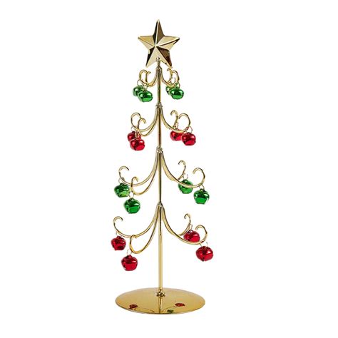 Christmas 11 Inch Ornament Display Tree Tabletop Metal Holder Hanger