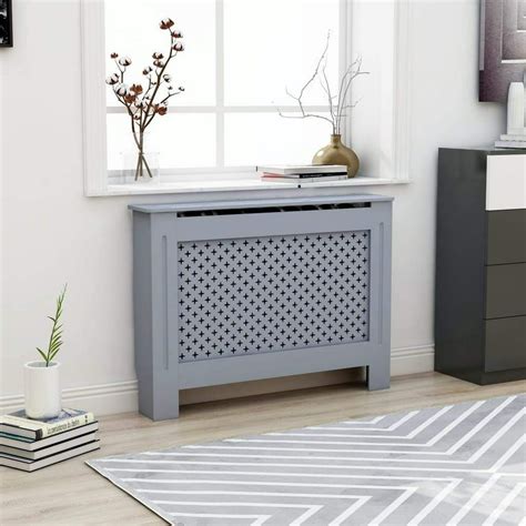 Vidaxl Radiator Cover Mdf Heater Heating Cover Living Room Multi Sizes