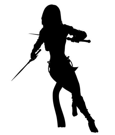 SVG > blond weapon girl fantasy - Free SVG Image & Icon. | SVG Silh