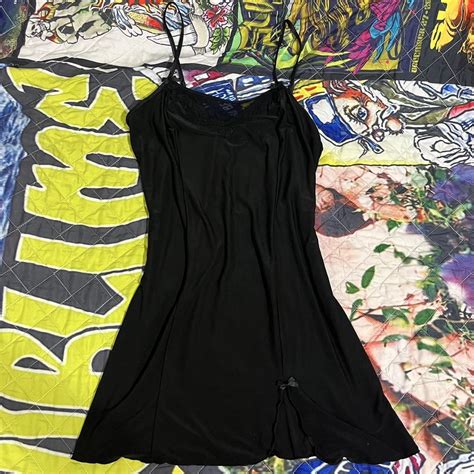 Cute Black Lingerie Dress Depop