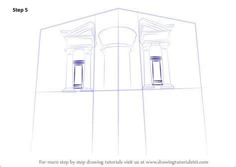 How to Draw Ad Deir Monastery (Wonders of The World) Step by Step ...