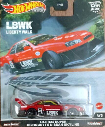 Hot Wheels Mountain Drifters Nissan Skyline Lb Er Super Silhouette Hcj Crazy