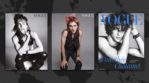 Timothée Chalamet Becomes British Vogues First Ever Solo Male Cover