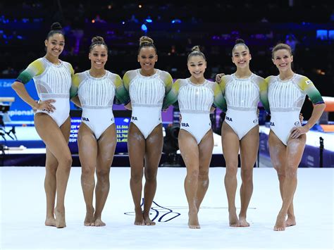 Brasil Garante Classifica O Da Equipe Feminina De Gin Stica Art Stica