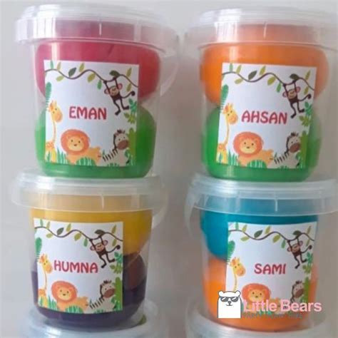Non Toxic Handmade Playdough Little Bears Party
