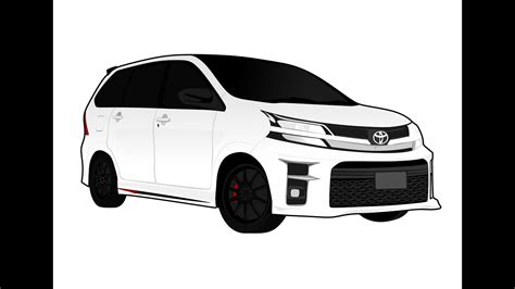 Vector Art Toyota Avanza Veloz Youtube