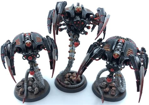 Red Necron Canoptek Wraiths Necron Warhammer 40k Necrons Warhammer