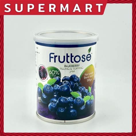 SUPERMART Fruttose Blueberry Filling Topping Jam 595 g 60 ฟรตโตส