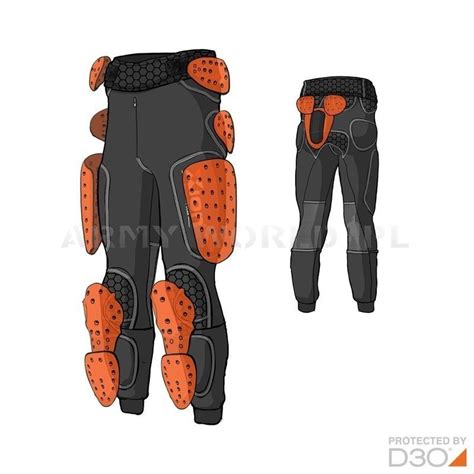 Spodnie Ochronne Pant Xtreme Pro D3o Xion Czarne Oryginał Nowe Nowy