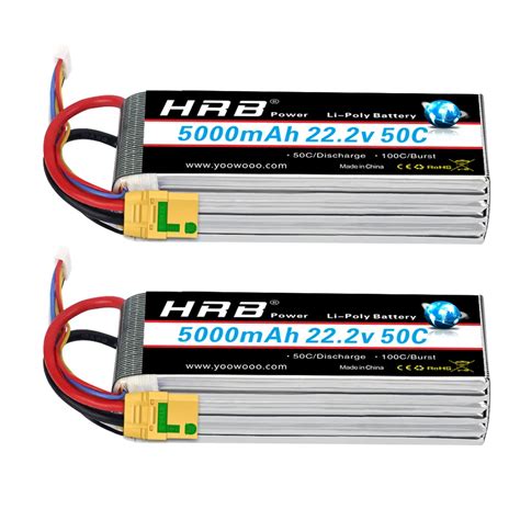 Hrb Batterie Lipo Pour Importateur S V Mah C Avec Connecteur