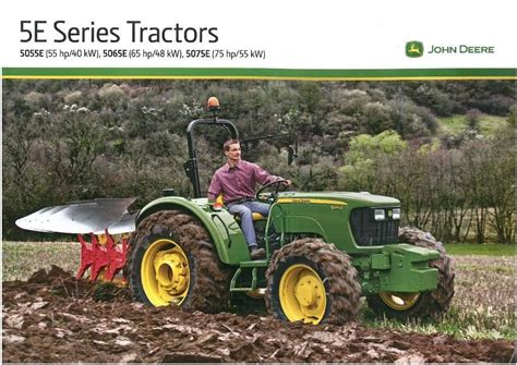 John Deere Tractor 5e Series 5055e 5065e 5075e Brochure