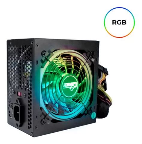 Fonte De Alimentação Pc Gamer Cowboy Atx 500w Leds Rgb Frete grátis