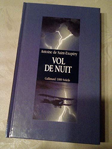 9782070500093 VOL DE NUIT Saint Exupéry Antoine De 2070500098 ZVAB