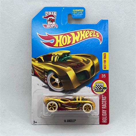 Hot Wheels 16 Angels Super Treasure Gold Chrome Shiny Hobbies Toys Toys Games On Carousell