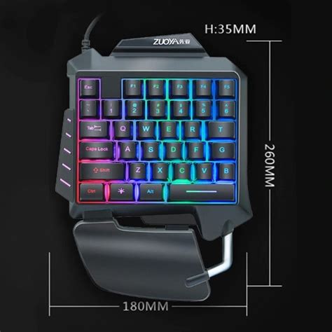 Buy Single Handed Gaming Membrane keyboard Black - Cheap - G2A.COM!