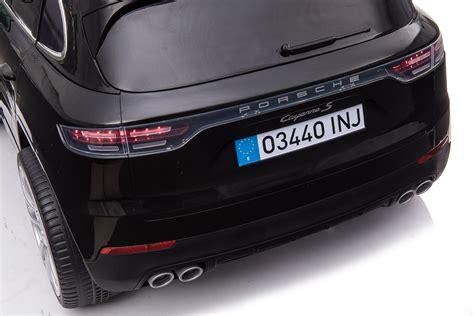 Elektroauto Kinder Porsche Cayenne schwarz | Online Shop Gonser ...