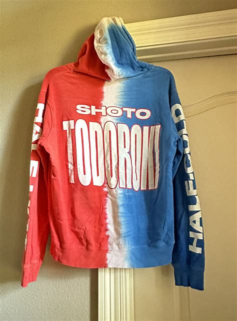 Hot Topic My Hero Academia Shoto Todoroki Tie Dye Hoo Gem