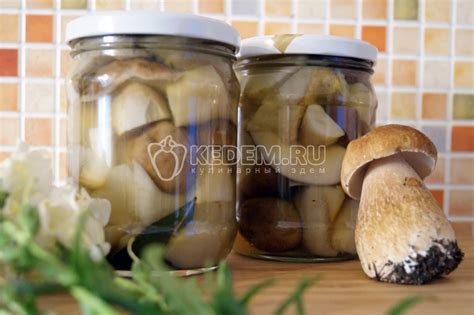 Маринованные белые грибы «Закусочные» | totrecept.com