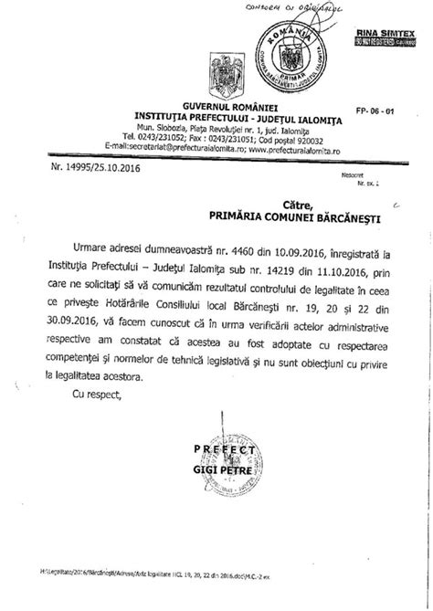 Proiect De Hot R Re De Guvern Atestare Domeniu Public Al Jude Ului Ialomi A Precum Si A