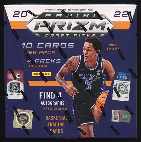 2022 23 Panini Prizm Draft Picks Basketball Hobby Box Pristine Auction