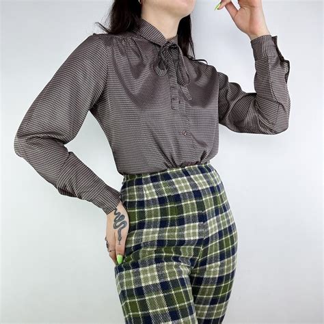 Adelaar Vintage S Pussy Bow Secretary Depop