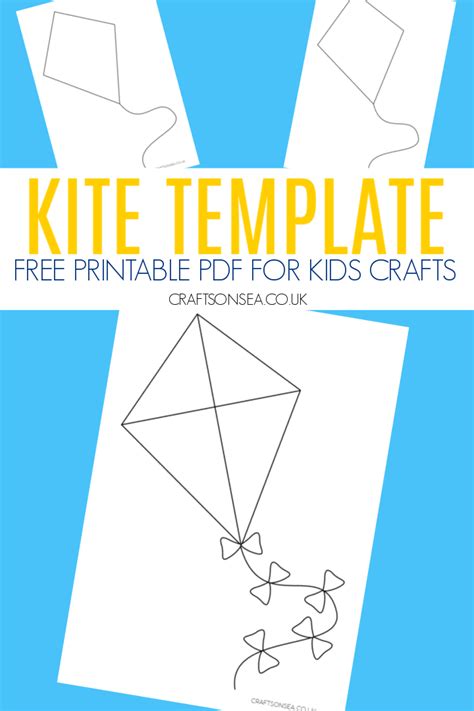 Printable Cut Out Kite Template