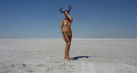 Standing Naked On The Salt Of The Salt Lake Elton Nude Pics Xhamster