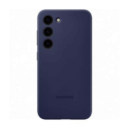 Official Samsung Silicone Cover Navy Case - For Samsung Galaxy S23