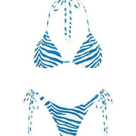 Triangl Zebra Splash Bikini Comes With Top And Depop