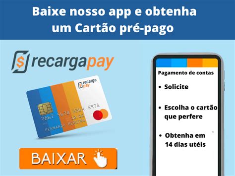 Como obter o cartão Mastercard pré pago RecargaPay