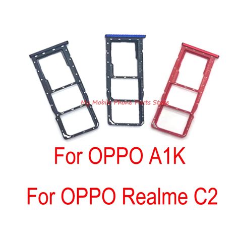 New Dual Sim Card Tray Holder Slot For Oppo A K Sim Sd Card Tray Reader